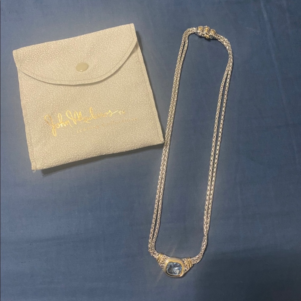 Aqua Nouveau Double Strand Necklace